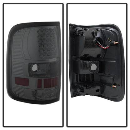 SPYDER Xtune Ford F150 Styleside 04-08 (Not Fit Heritage & SVT) LED Tail Lights Smoke ALT-ON-FF15004-LED-SM 5012920