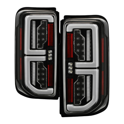SPYDER 21-23 Ford Bronco (Factory LED Model Only) LED Tail Lights - Black (ALT-YD-FB21LED-LED-BK) 5088765