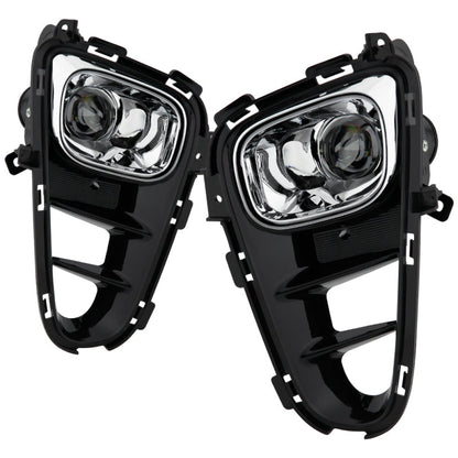 Spyder Kia Picanto 2018-2020 OEM Fog Lights W/Universal Switch - 9006(Included) - Clear 5087058