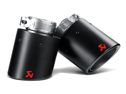 Akrapovic 09-12 Volkswagen Golf GTD (VI) Tail Pipe Set (Carbon) TP-VWGMK6-CA