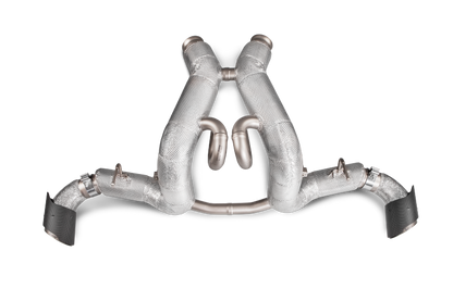 Akrapovic 16-17 McLaren 540C 570S Slip-On Line (Titanium) w/ Carbon Tips S-MC/TI/3