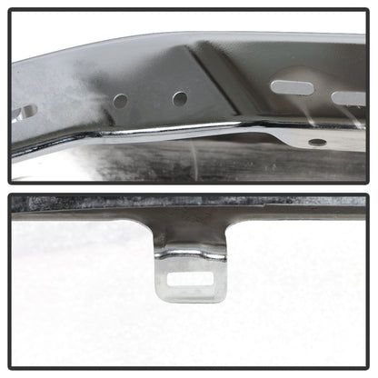 Spyder 18-20 Ford F150 XLT/Lariat w/ Fog Lights Hole Front Bumper - Chrome (FB-FF15018X-FOG-C) 9948435