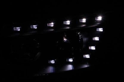 Anzo 2007-2007 Hyundai Santa Fe Projector Headlights w/ LED Black