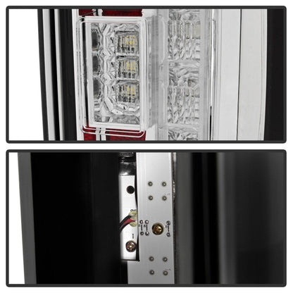 Spyder 17-18 Ford F-250 SD (w/Blind Spot Sensor) LED Tail Lights - Chrm (ALT-YD-FS17BS-LED-C) 5085641