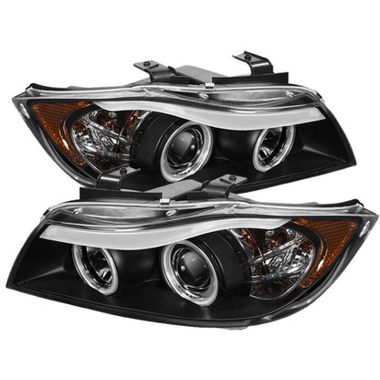 Spyder BMW E90 3-Series 06-08 4DR Projector CCFL Halo - Eyebrow Bulb Blk- PRO-YD-BMWE9005-CCFL-BK 5029652