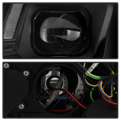 Spyder 13-16 Audi A4/S4 HID Model Only Projector Headlights - Black PRO-YD-AA413HIDSI-BK 5088338