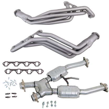BBK 94-95 Ford Mustang 5.0L 1-5/8 Long Tube Headers w/High Flow Catted X-Pipe (Ti Ceramic) 15192