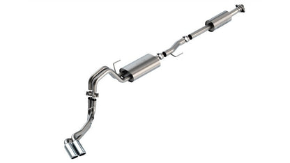 Borla F-150 2021 5.0L 4dr CC SB EC STB Lariat/KR/Platinum/LTD 3/2.25 DSE Cat-Back Touring CHR Tips 140873