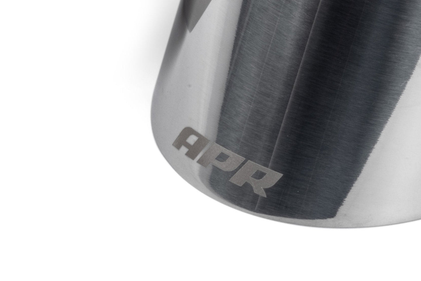 APR Single-Walled 4" Slash-Cut Tips (Polished Silver) - Set of 2