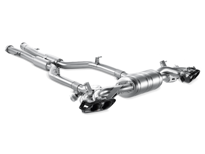Akrapovic 10-14 AMG SLS Coupe/Roadster Evolution Line Cat Back (Titanium) w/ Carbon Tips S-MESLSAMG/1