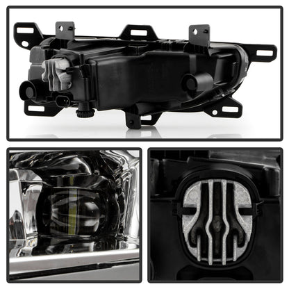 SPYDER 20-22 Nissan Titan OEM Style Fog Lights w/Switch (Bulbs Size - 5W) - Clear (FL-NT2020-LED-C) 9051333