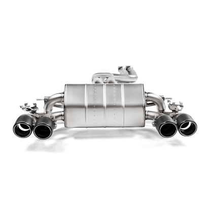 Akrapovic 2018+ BMW M2 Competition/M2 CS (F87N) Slip-On Line (Titanium) w/Carbon Fiber Tips S-BM/T/3H