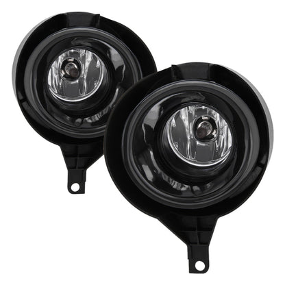 Spyder 05-16 Nissan Frontier Metal Chrome Bumper ONLY OEM Fog Lights w/Switch - Clear (FL-NF05-M-C) 5084972