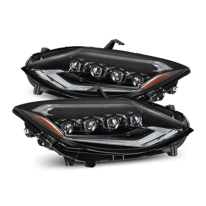AlphaRex 23-24 Nissan Z NOVA-Series LED Projector Headlights Alpha-Blk w/Activation Light & Seq.Sig 880494 *Discontinued
