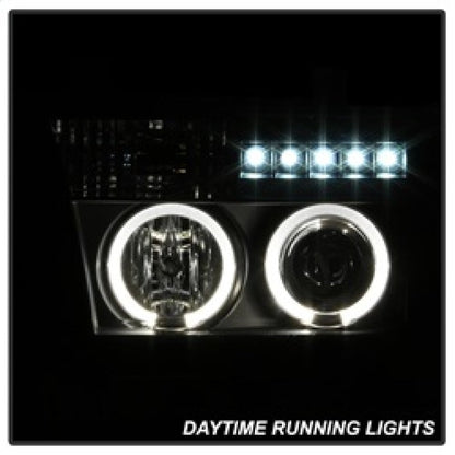 Spyder Toyota Tundra 07-133 Projector Headlights LED Halo LED Blk PRO-YD-TTU07-HL-BK 5012029