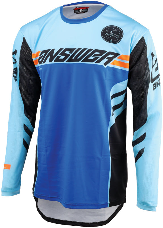 Answer 24 Arkon Nitrus Jersey Blue/Black/Hyper Orange - Medium 442474