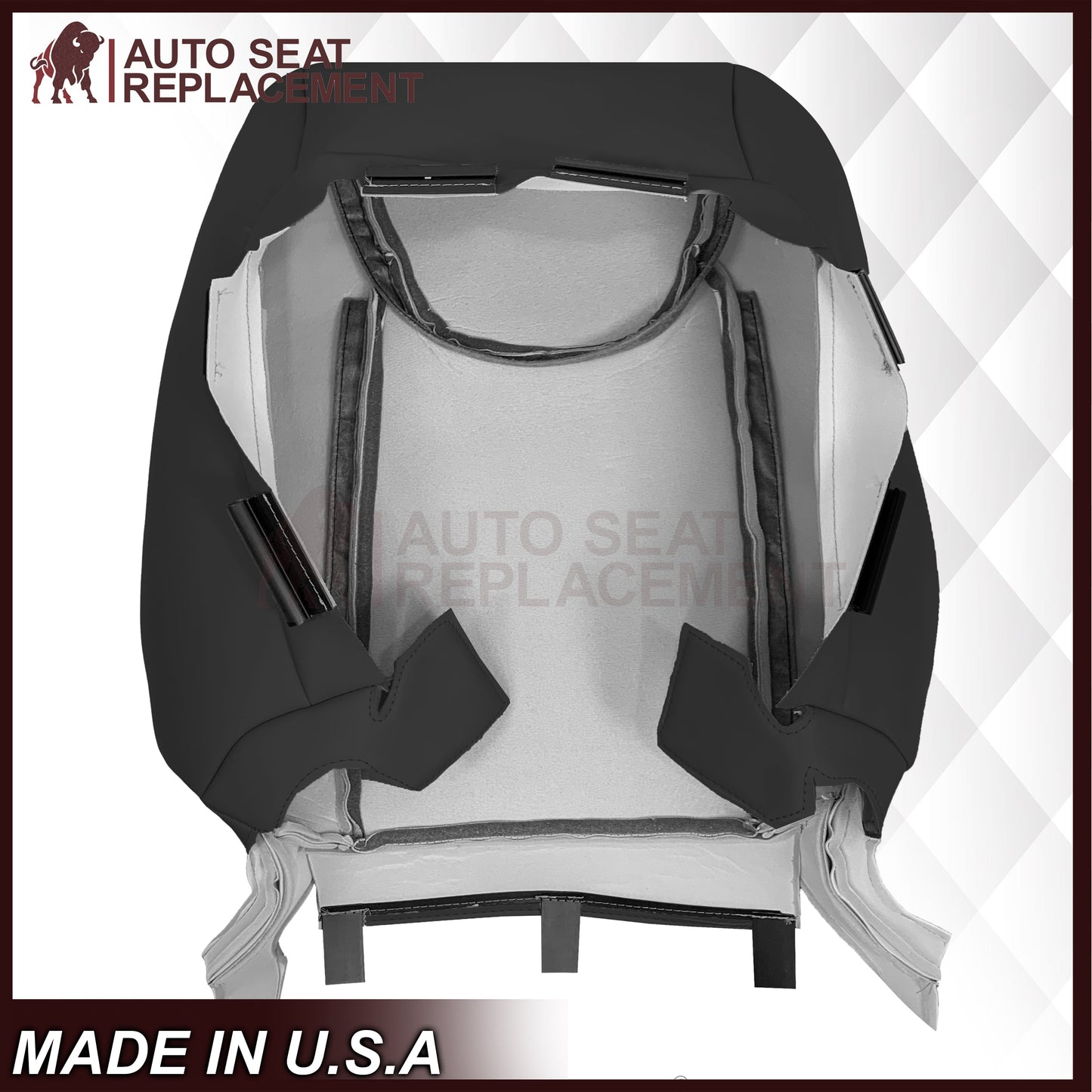 2010-2015 Lexus RX350 RX450H Replacement Synthetic Leather Seat Covers: Black Perforated