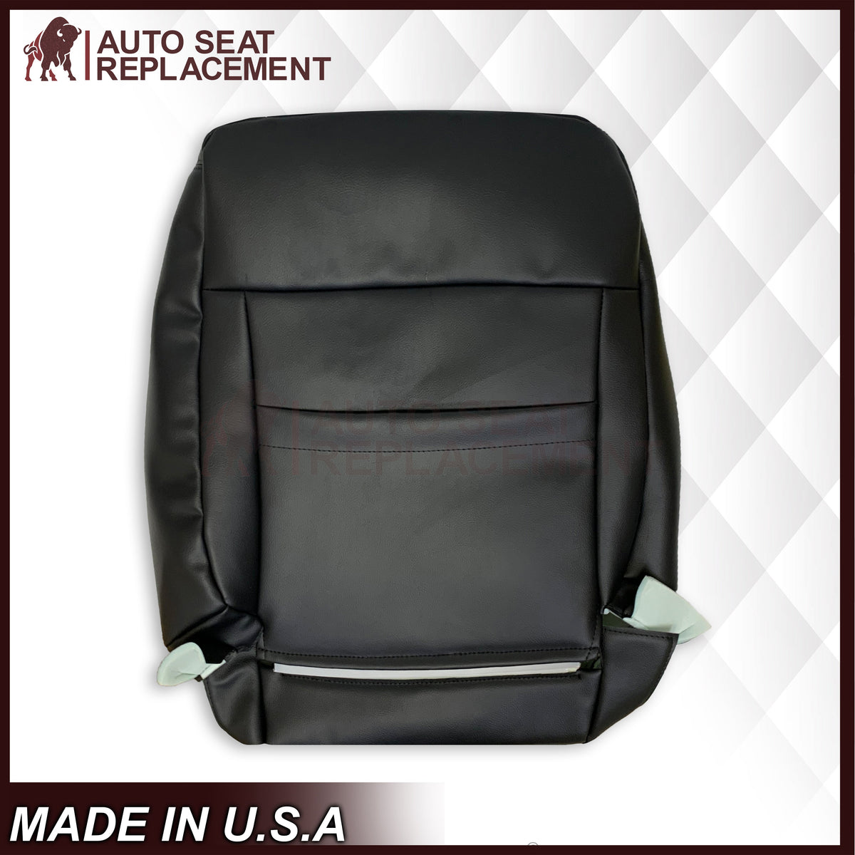 2005-2015 Nissan Titan Driver and Passenger Side Top and Bottom Seat Covers in Black : Choose from the variants