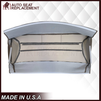 1992 - 1996 Ford Bronco Eddie Bauer Second Row Synthetic Leather Seat Cover In Mocha Tan