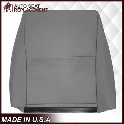 1999-2004 Ford Mustang GT V8 Replacement Cowhide Leather OR Synthetic Leather Seat Cover: Gray, Perforated