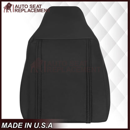 2005 - 2013 Chevy Corvette Replacement Black Perforated Seat Covers