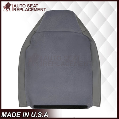 2001 - 2007 Ford F250 F350 F450 F550 Work Truck Super Duty XL Replacement Seat Covers in Gray Vinyl
