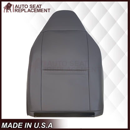 2001 Ford F250 Platinum Edition New Vinyl Replacement Seat Cover in 2-Tone Gray
