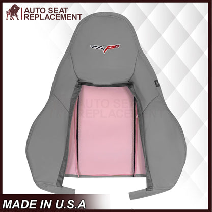 2005-2013 Chevy Corvette Replacement Seat Covers: C6 Gray Perforated