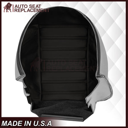 2003 - 2007 Hummer H2 SUV SUT Adventure LEATHER Seat Cover: Ebony Black