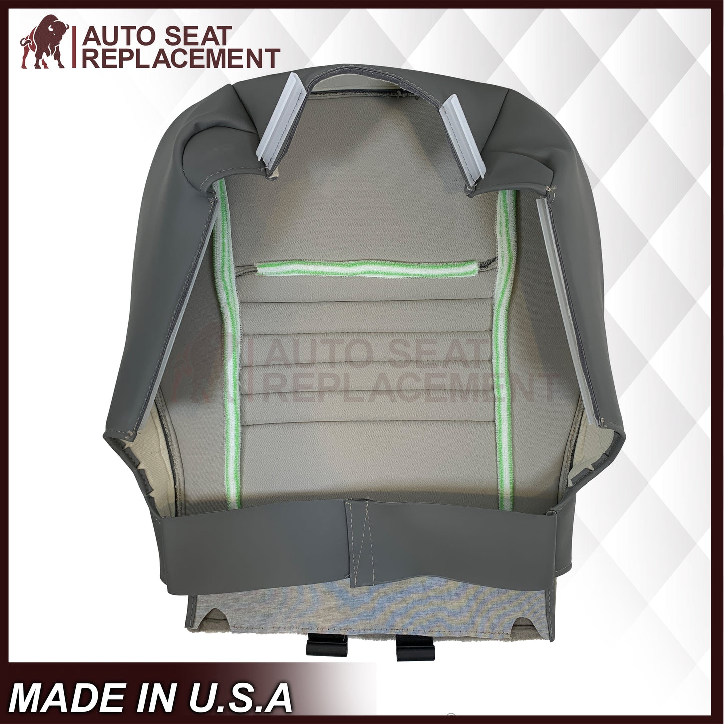 2006-2008 Dodge Ram 1500 ST Work Truck Base Replacement Seat Cover In Gray