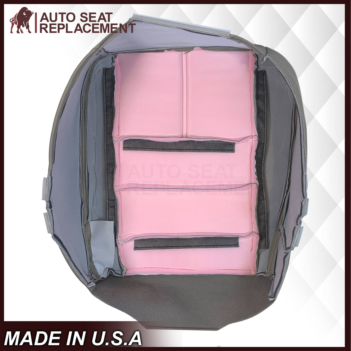 2008-2010 Ford F-250 F-350 F-450 F-550 Lariat Seat Cover in Medium Stone Gray: Choose From Variants