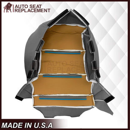 2014-2019 GMC Sierra W/T Base Work Truck Replacement Cloth Seat Cover: Gray