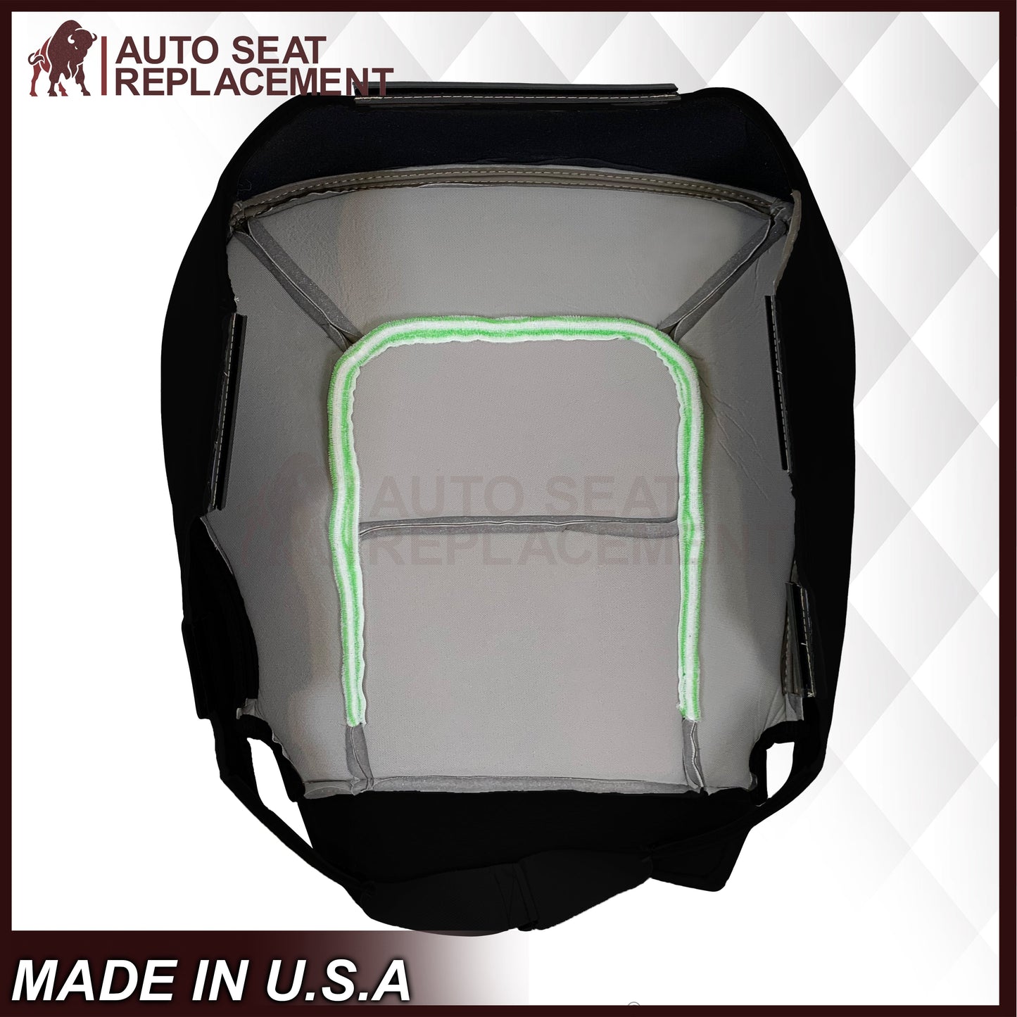 2000-2003 Dodge Durango SLT Replacement Bottom Seat Covers in Black: Choose From Variation