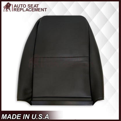 1999-2004 Ford Mustang GT Convertible Custom Blue Stitching Front & Second Row Seat Covers in Dark Charcoal Black: Choose From Variation