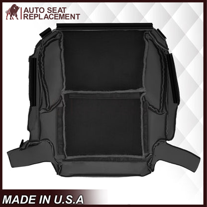 2010-2021 Lexus GX460 Replacement Perforated Synthetic Leather Seat Cover: Black Perforated