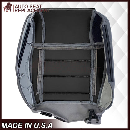 2008-2010 Jeep Wrangler Unlimited Sport-Bottom Replacement Cloth Seat Cover Gray