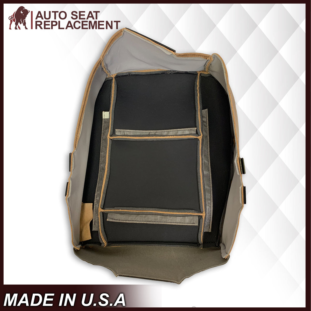 2002-2007 Ford F250 F350 King Ranch Replacement Raw Cowhide Genuine Leather Seat Covers