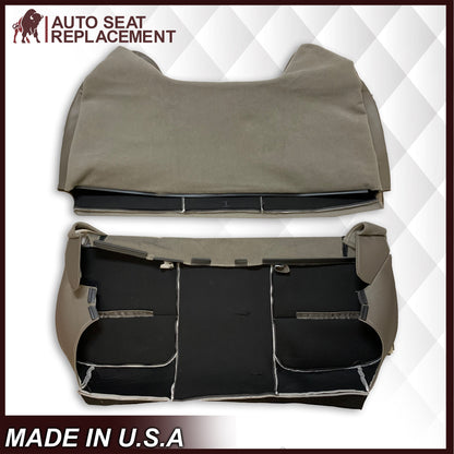 2008-2010 Ford F-250 F-350 F-450 F-550 Super Duty XL Work Truck Seat Cover in Medium Stone Gray: Choose From Variants