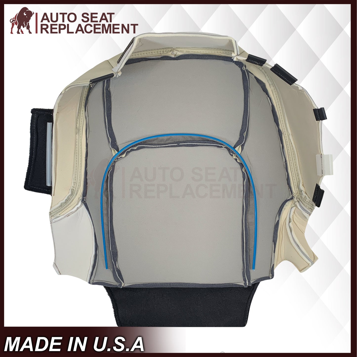2018-2022 Land Range Rover Replacement Bottom Seat Cover In Ivory