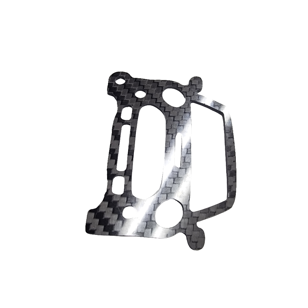 Carbon Fiber keychain for Mini Cooper S F56 (2014-2021) 3rd Generation Inspired Keychain Lanyard  front view Glossy Twill (Copy)