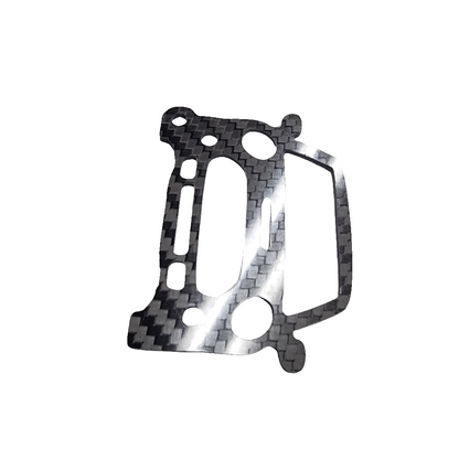 Carbon Fiber keychain for Mini Cooper S F56 (2014-2021) 3rd Generation Inspired Keychain Lanyard  front view Glossy Twill (Copy)