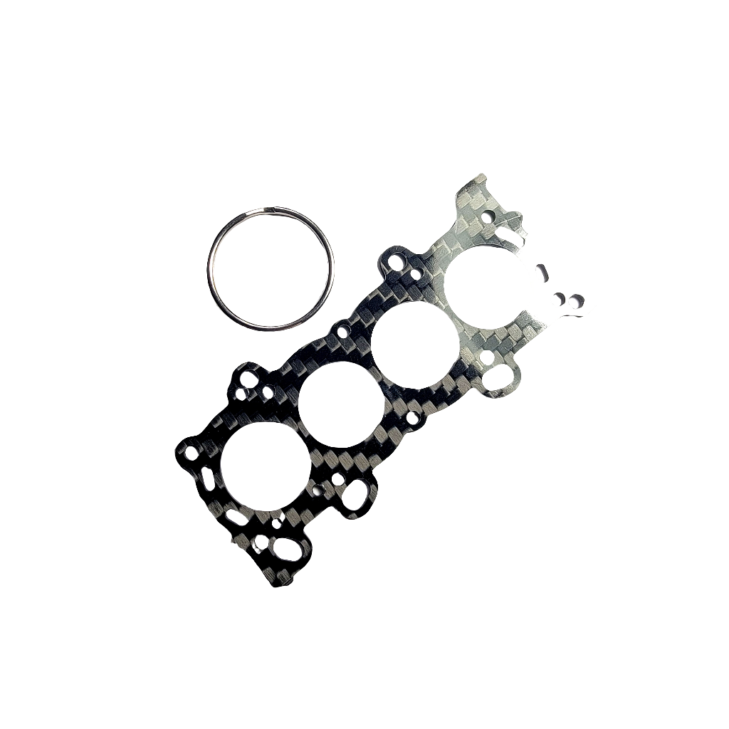 Carbon Fiber Keychain for  Honda K20 / K24 Head Gasket
