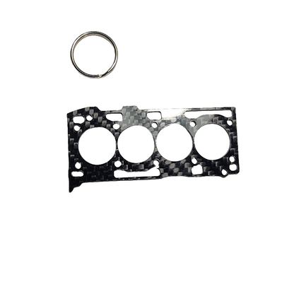 Carbon Fiber Keychain for of Mitsubishi 4B11T Head Gasket