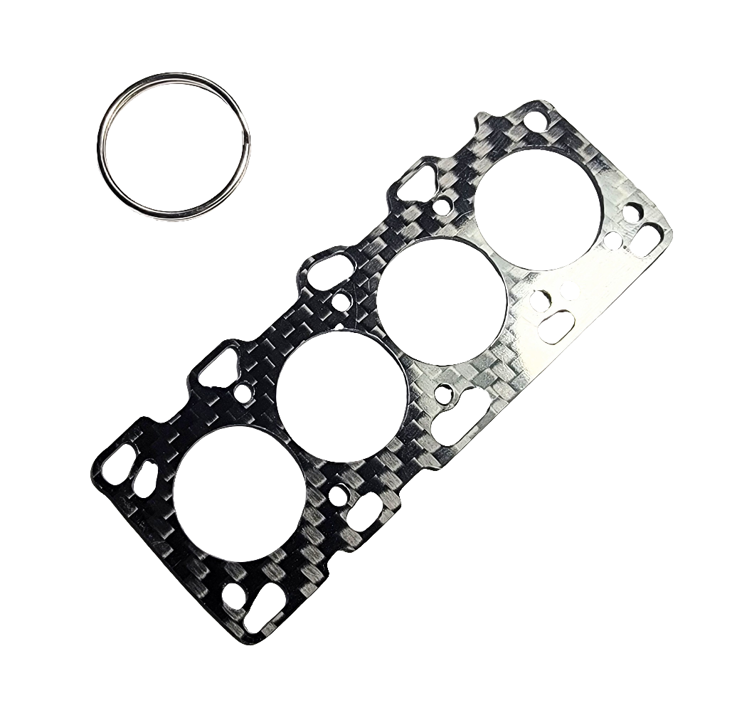 Carbon Fiber Keychain for of Mitsubishi 4G63 Head Gasket