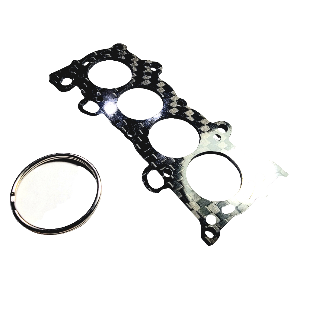 Carbon Fiber Keychain for  Honda K20 / K24 Head Gasket