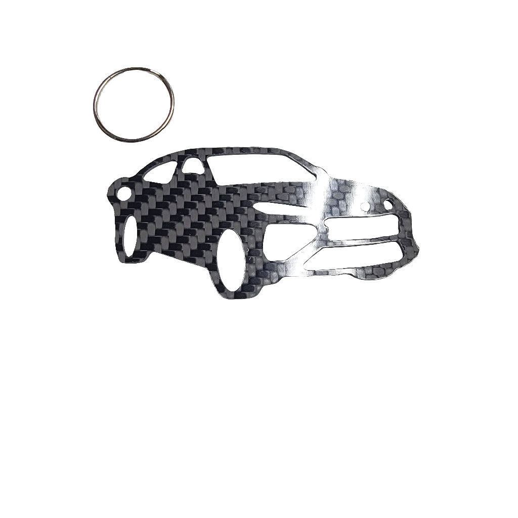 Carbon Fiber keychain for Lamborghini Urus (2018-Present) SUV Inspired Keychain Lanyard 3d  front view Glossy Twill gift (Copy)