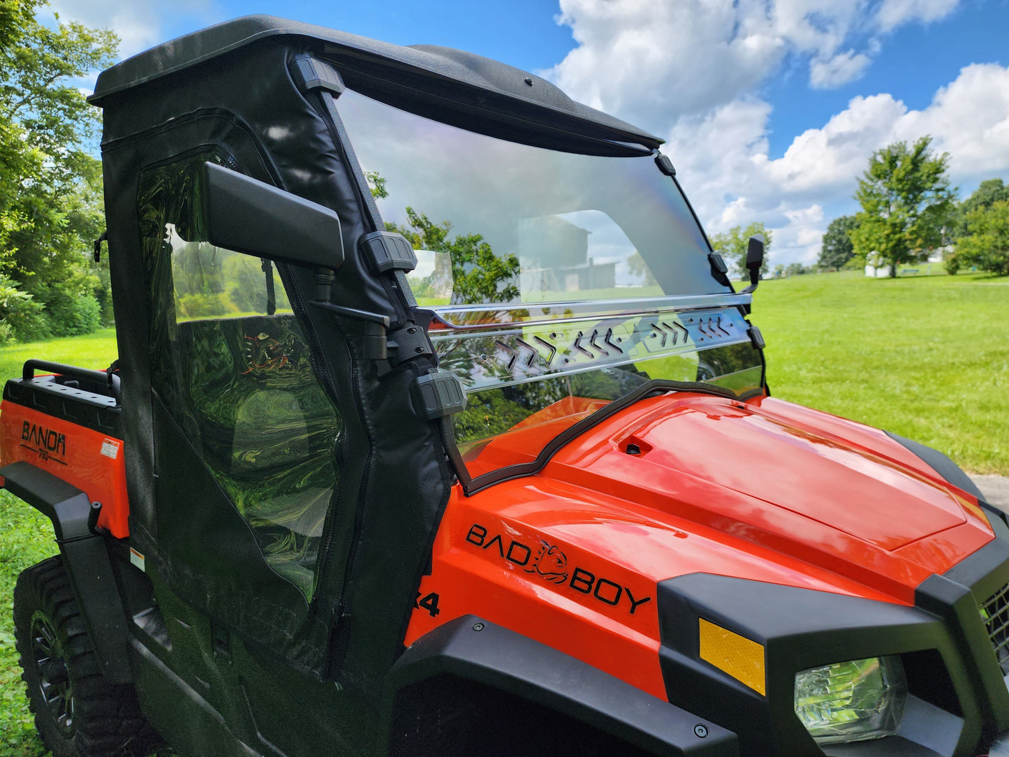 Bad Boy Bandit 550/750 - 2 Pc Scratch-Resistant Windshield