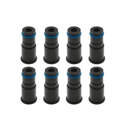 BLOX Racing 14mm Adapter Top (1in) w/Viton O-Ring & Retaining Clip (Set of 8) BXEF-AT-14L-8