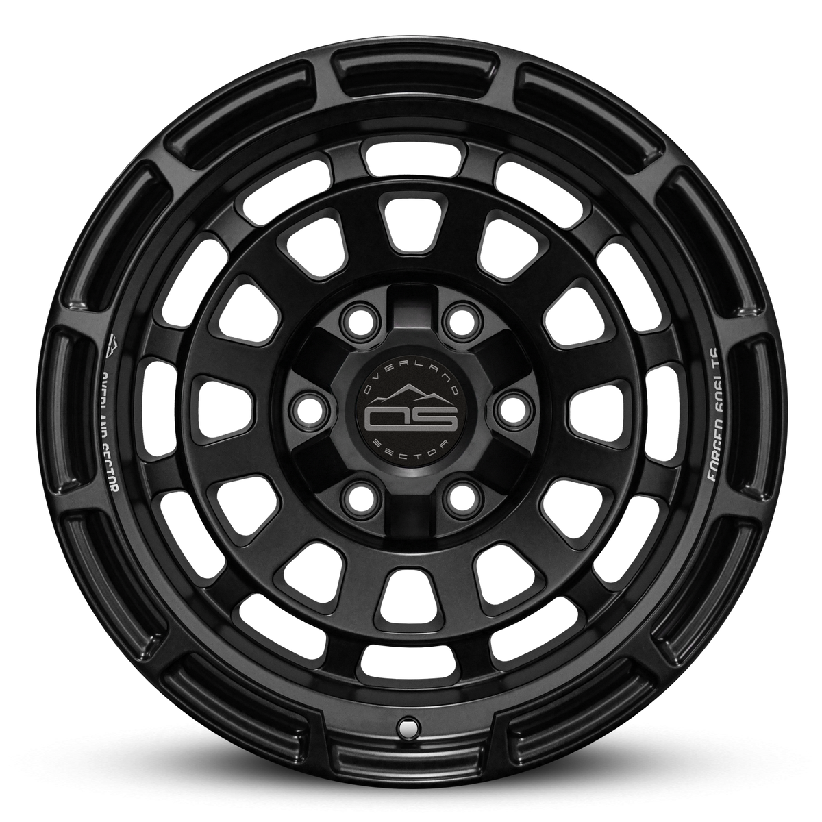 Overland Sector Badlander Forged 17x9 +0 6x135/6x139.7mm 106.1mm All Satin Black