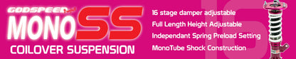 GODSPEED Mazda CX-5 (KE) 2012-14 MonoSS Coilovers (PRODUCTION DATE BEFORE 5/13/2013)